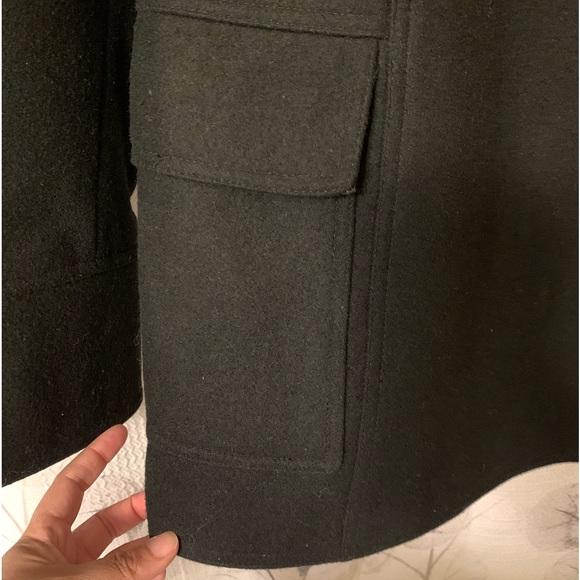 Esprit Wool Coat (black) size M - Picture 4 of 7